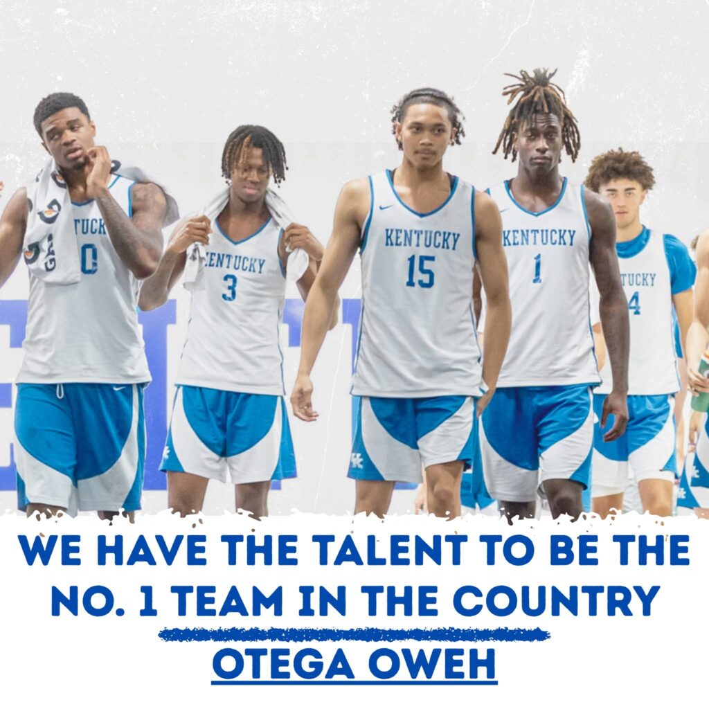 🚨 CHAMPIONSHIP TITLE WAVE COMING TO RUPP! Otega Oweh Says Kentucky Has the Firepower to Be No. 1 & Deliver Banner No. 9 — “We’re Hungry and Ready to Dominate!”