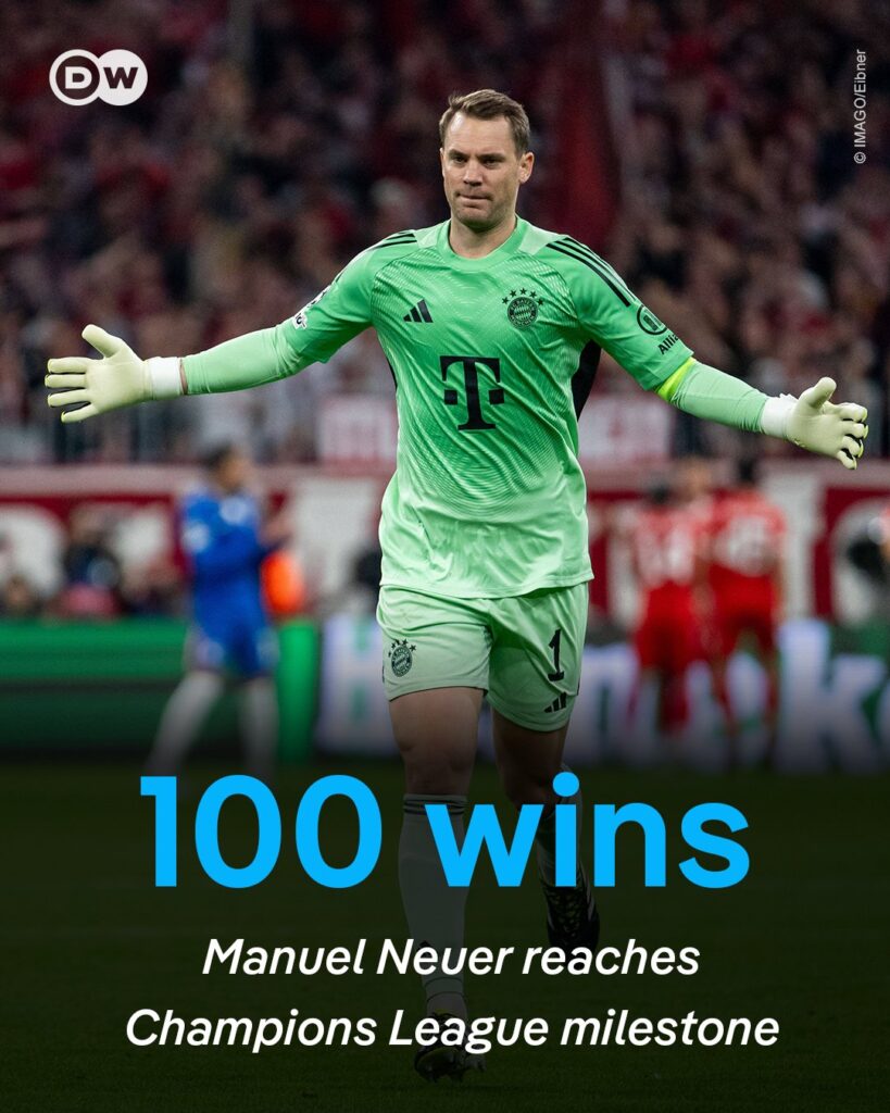 Manuel Neuer Reaches Historic 100 Champions League Wins, Reflects on Team Spirit After Bayern’s 3-1 Triumph Over Chelsea! History at the Allianz Arena! Manuel Neuer hits an unbelievable **100 Champions League wins** as Bayern crush Chelsea 3-1. From Kane’s ruthless brace to Neuer’s heroic saves, it was a night of legends, loyalty, and pure magic. Don’t miss the story of Bayern’s unstoppable force!