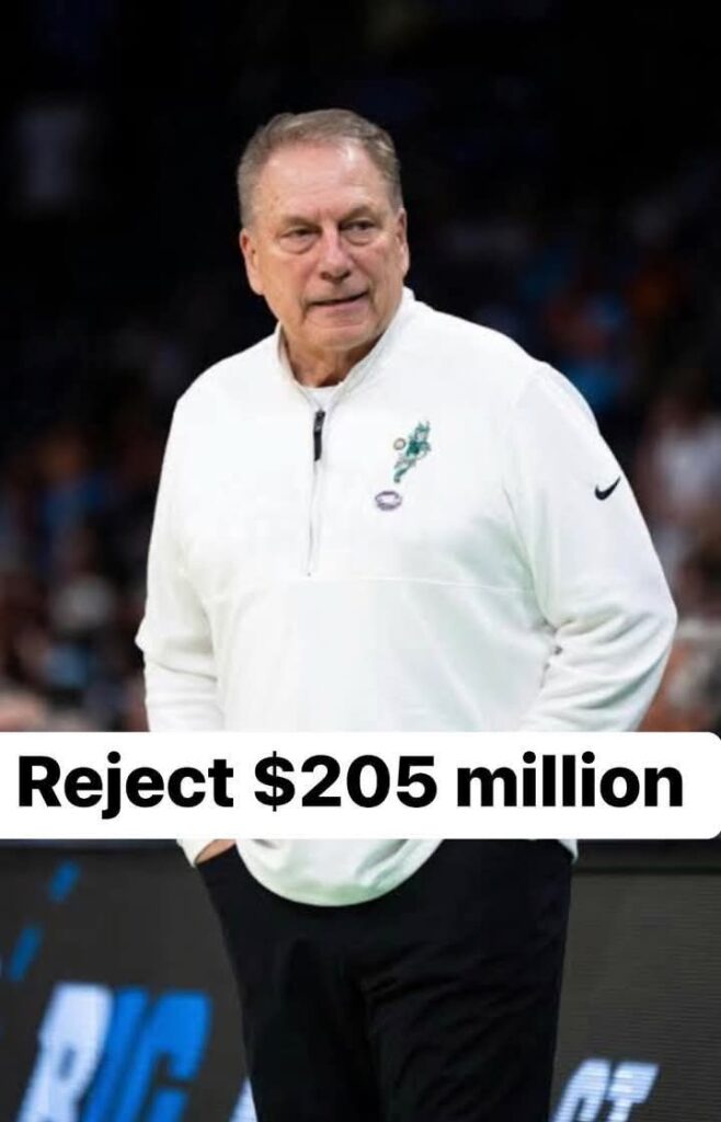 BREAKING NEWS: Tom Izzo Rejects Massive $205 Million NIL Mega-Offer — When Loyalty Outshines Millions… Spartan Strong, Spartan Forever!