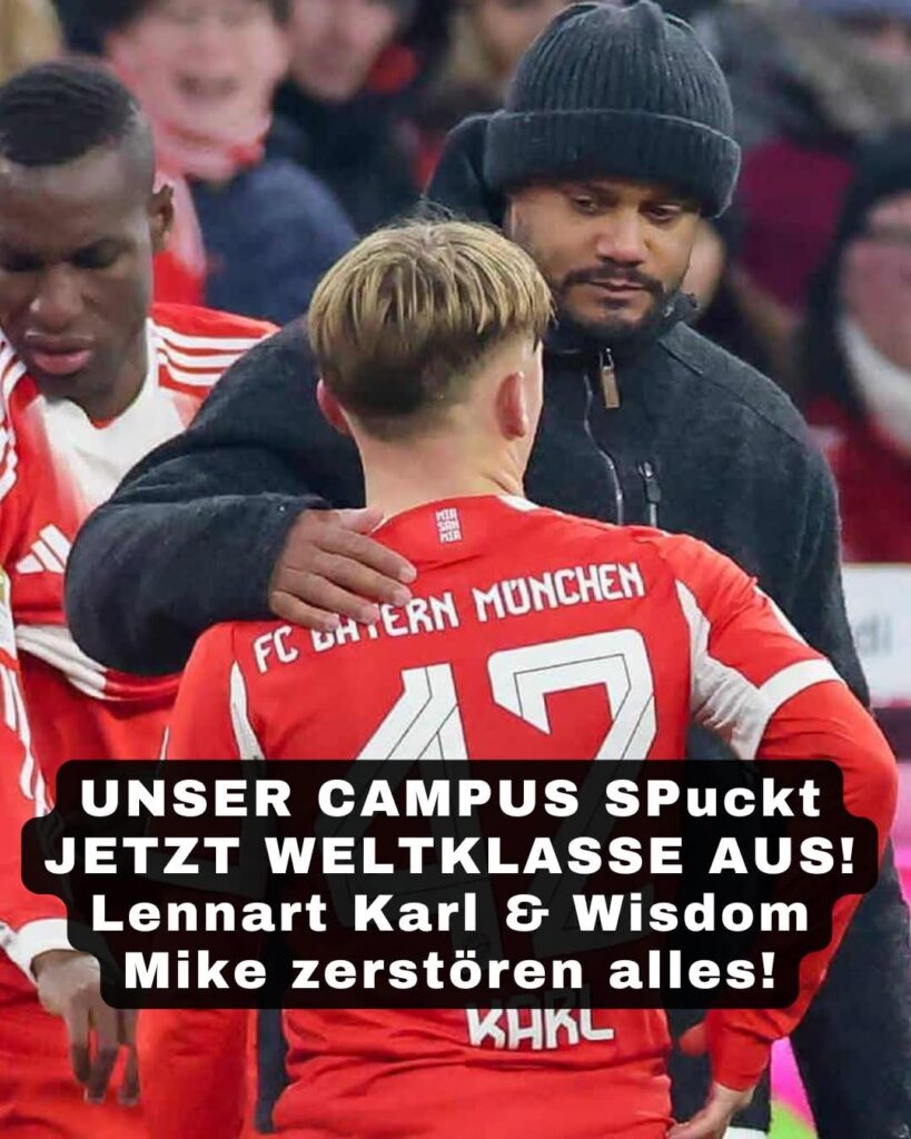 Hallo, ihr stolzen roten Bastarde! Ich sag’s euch direkt ins Gesicht: Ich habe Tränen in den Augen, aber diesmal pure vor Stolz. Unser Campus ist kein Kindergarten mehr – unser Campus ist eine verdammte Legendenschmiede! Lennart Karl und Wisdom Mike, beide 17, beide jetzt schon besser als die meisten anderen 200-Millionen-Einkäufe der Clubs. Und wir haben …