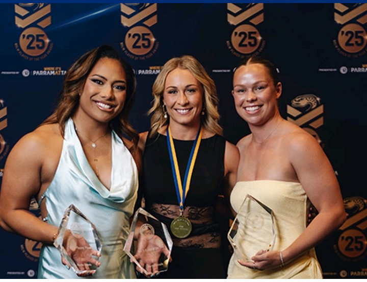 PARRAMATTA EELS SHINE AT 2025 NRLW AWARDS NIGHT: A CELEBRATION OF HEART, HEROES & BLUE-AND-GOLD PRIDE.