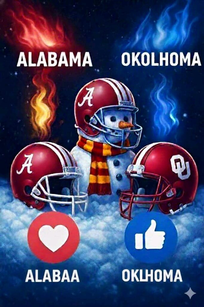 If You See This, You’re a True Fan” — Alabama vs Oklahoma Ignites a Wave of Passion Across the College Football World ❤️🌍