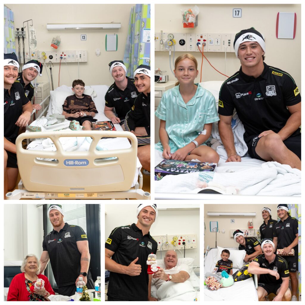 ๐ PANTHERS WITH HEARTS OF GOLD: Penrith Bring Smiles and Hope to Nepean Hospital