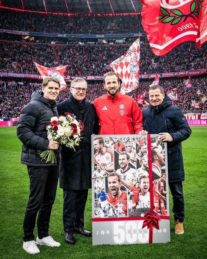 🏆 Harry Kane von FC Bayern München für 500 Vereins-Tore geehrt – Jetzt schon 501! 🌟