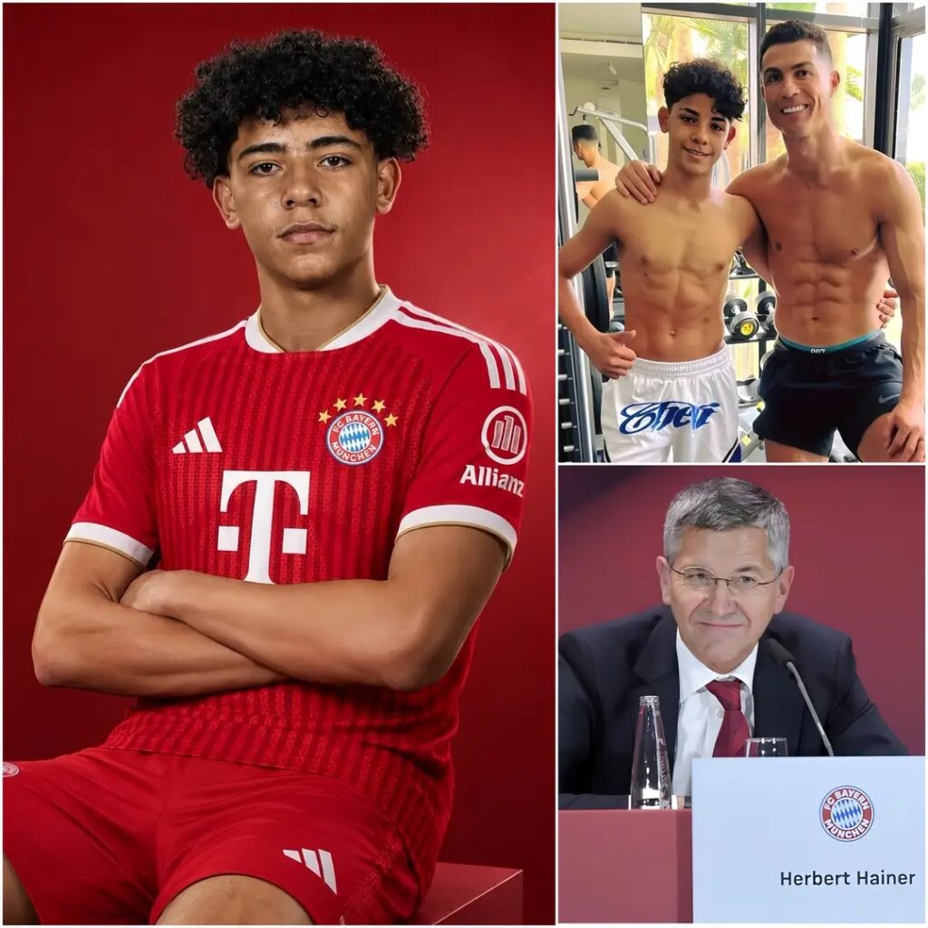 🚨 „EUROPA IST SCHOCKIERT!“ — Der FC Bayern München gibt Cristiano Ronaldos Sohn heimlich einen Mega-Deal, der den Fußball für immer verändern könnte! 😱🔥