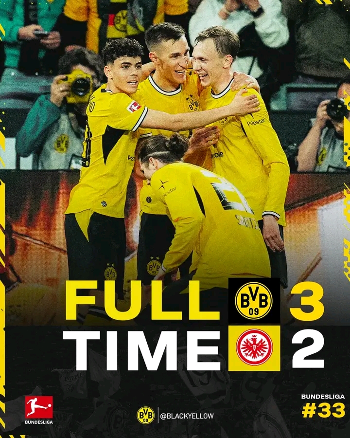 🔥⚽ Was für ein unvergesslicher Abend im Signal Iduna Park! Borussia Dortmund feiert den perfekten Saisonabschluss vor heimischer Kulisse. Samuele Inacio begeistert die Fans mit seinem ersten Tor für den BVB und schreibt damit seine eigene schwarzgelbe Geschichte. Gleichzeitig verabschieden die Anhänger Kehl, Brandt, Süle und Özcan mit emotionalen Ovationen. Die Stimmung im Stadion war elektrisierend, als Dortmund mit einem wichtigen Sieg auch die Vizemeisterschaft sicherte. Leidenschaft, Emotionen und pure Gänsehaut – ein Abend, den die BVB-Fans niemals vergessen werden! 🖤💛