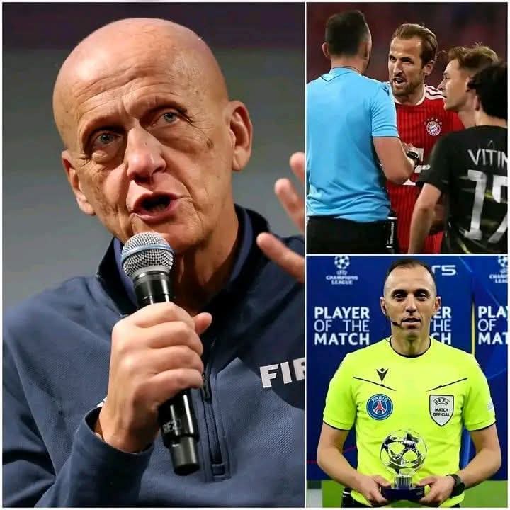„So ein katastrophales Spiel habe ich noch nie gesehen“ – Collina soll nach Bayern gegen PSG wegen Schiedsrichter explodiert sein
