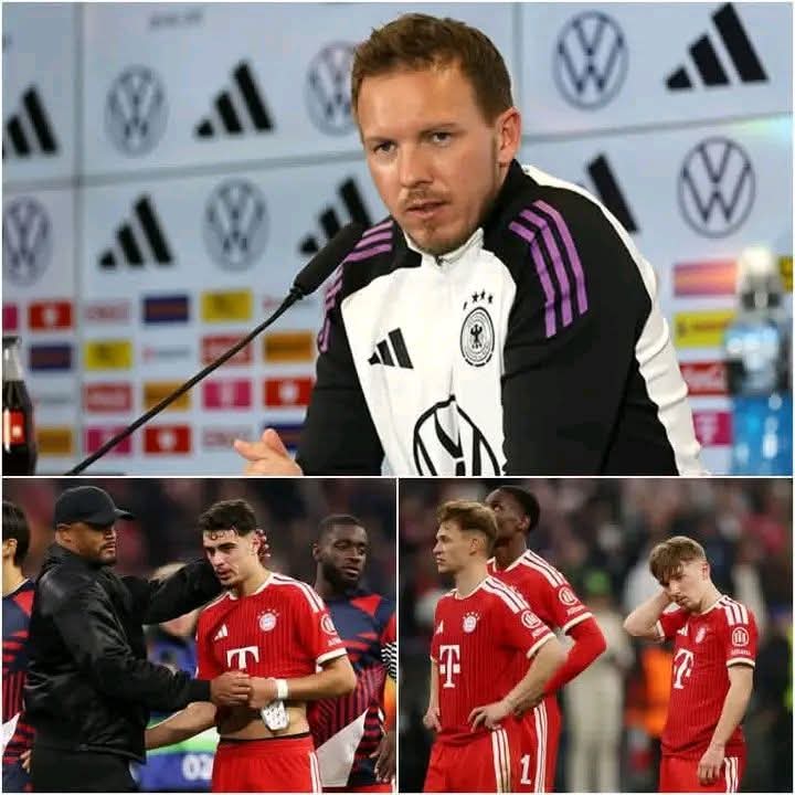 🚨🚨 Schockierende Überraschung in der Allianz Arena! Julian Nagelsmann sorgt für riesige Diskussionen, nachdem er angeblich die größte Entdeckung des FC Bayern Munich in dieser Saison aus dem WM-Kader der deutschen Nationalmannschaft gestrichen hat! 😱 Trotz herausragender Leistungen und obwohl er angeblich viele andere Spieler in mehreren Bereichen übertroffen hat, wurde der Bayern-Star überraschend nicht für den Kader der Germany national football team berücksichtigt… Alle Details und der Name des Spielers im ersten Kommentar 👇
