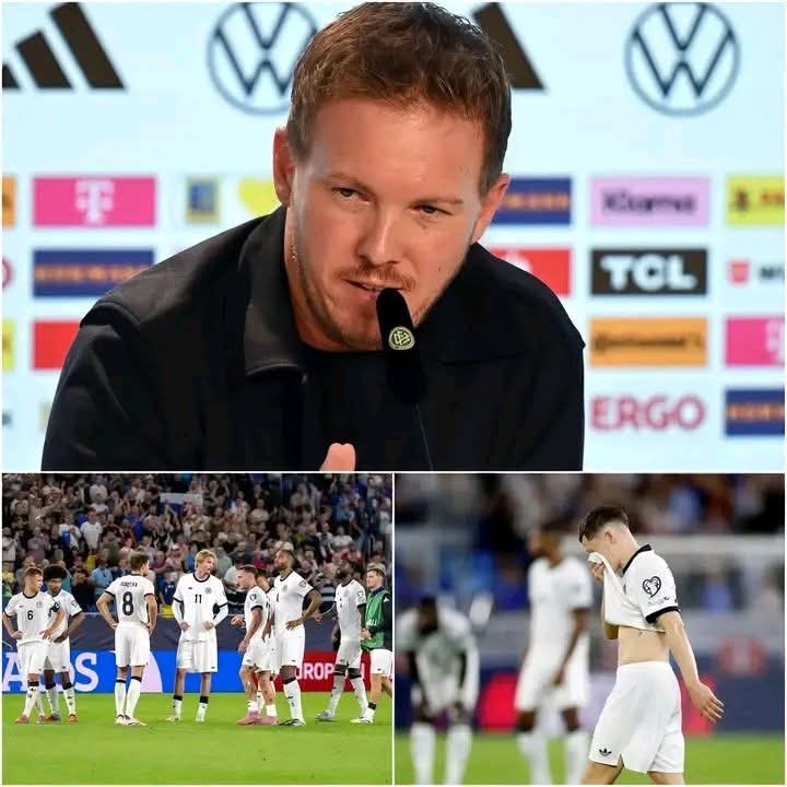 🚨Vor 10 Minuten: Bundestrainer Julian Nagelsmann hat überraschend drei Spieler aus dem vorläufigen Kader für die WM 2026 gestrichen – aus internen Gründen. Wie der deutsche Trainer erklärte, hätten diese Spieler wichtige Regeln der Nationalmannschaft verletzt, und er werde ein solches Maß an Disziplinlosigkeit nicht tolerieren. Die Namen der gestrichenen Spieler sind wirklich überraschend…..
