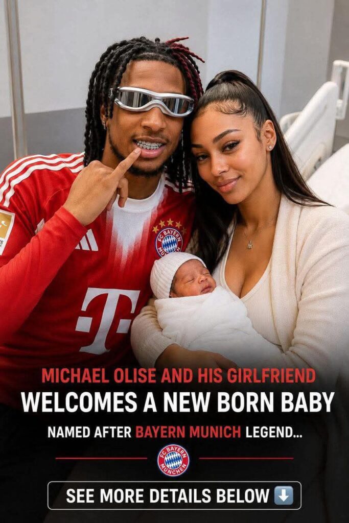 DIE BESTE FAMILIEN-ANKÜNDIGUNG ALLER ZEITEN: Der Superstar des FC Bayern München, Michael Olise, sorgt bei den Fans für emotionale Reaktionen, nachdem er mit seiner wunderschönen Freundin und einem geheimnisvollen Neugeborenen aufgetaucht ist, das Berichten zufolge nach einer Bayern-Legende benannt wurde! Fans versuchen nun verzweifelt herauszufinden…