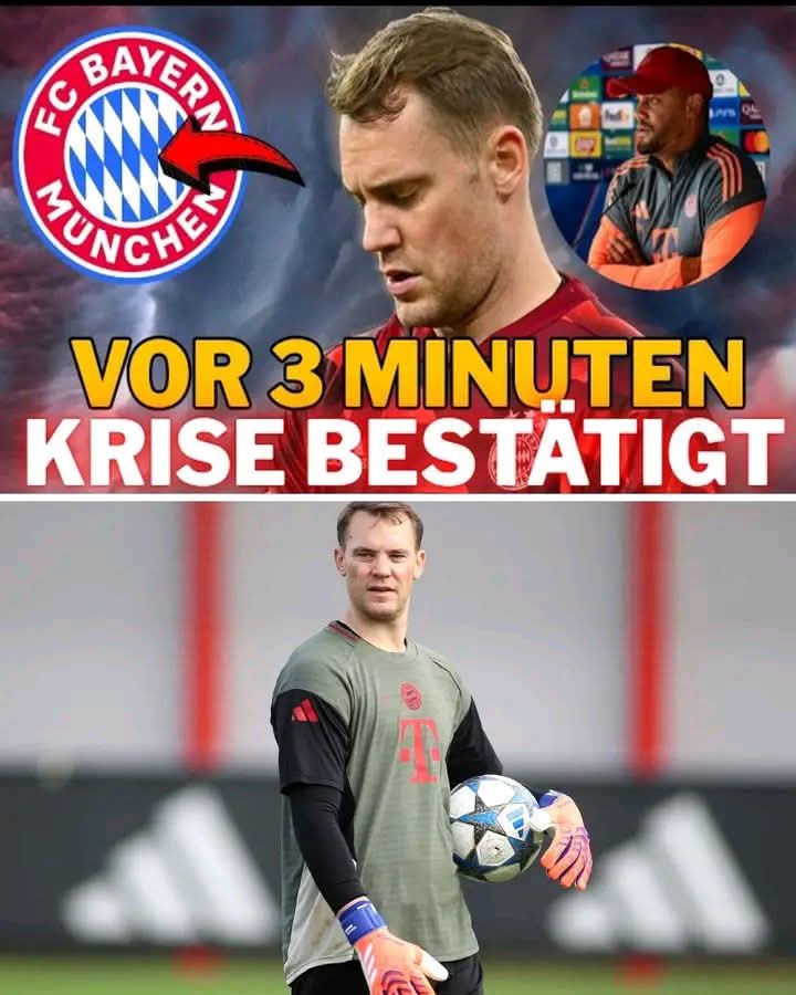 NEUES DRAMA beim FC Bayern! Die Zukunft von Manuel Neuer sorgt plötzlich für riesige Unruhe in München….