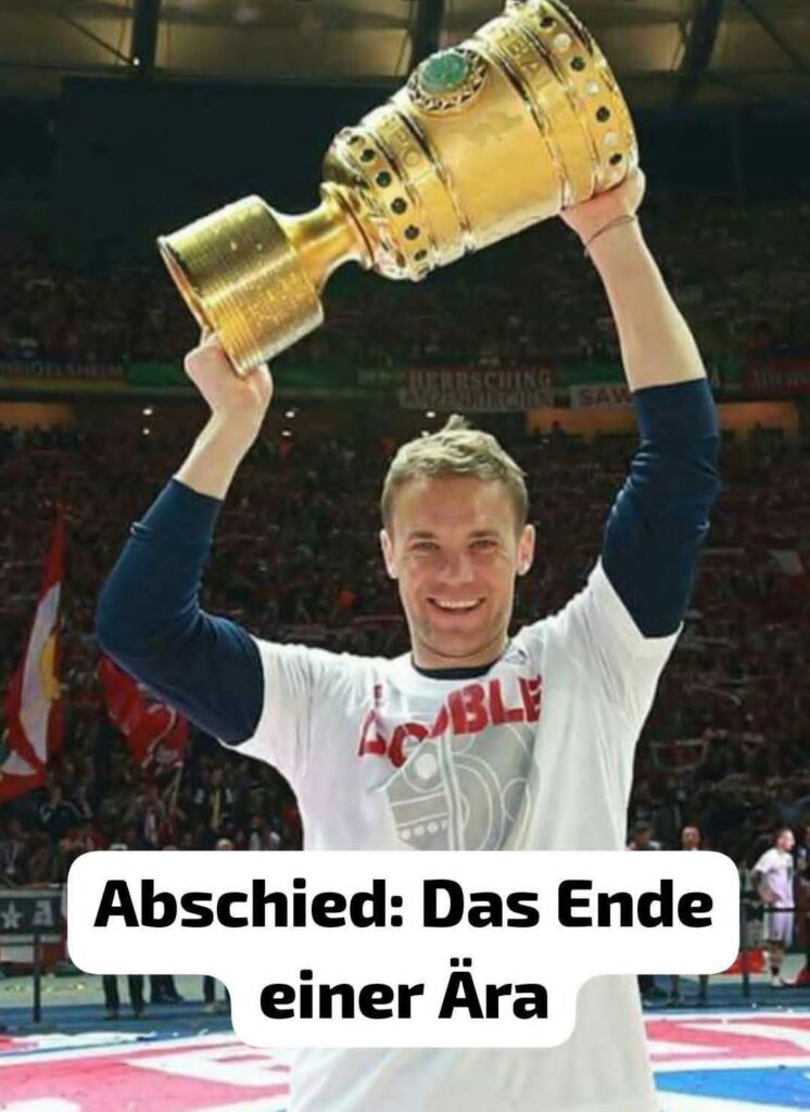 Ende einer Ära: Ein emotionaler Abend in München, als Manuel Neuer sich nach dem Gewinn des DFB-Pokals gegen den VfB Stuttgart von dem FC Bayern München und der Allianz Arena verabschiedete, während die Fans diesen emotionalen Moment noch einmal miterlebten …