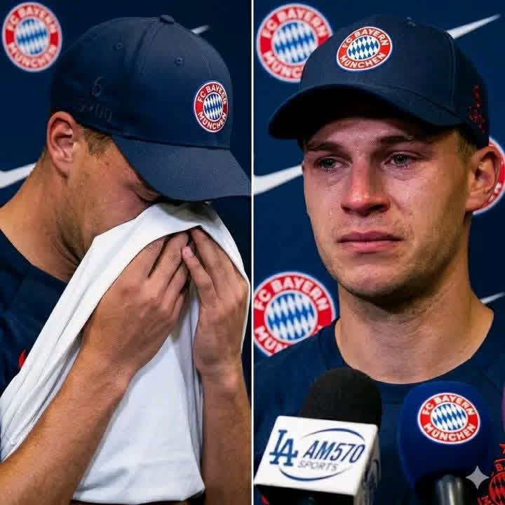Vor nur wenigen Minuten sorgte Joshua Kimmich in München für einen emotionalen Moment, der die gesamte Kabine des FC Bayern und Millionen Fans tief erschütterte