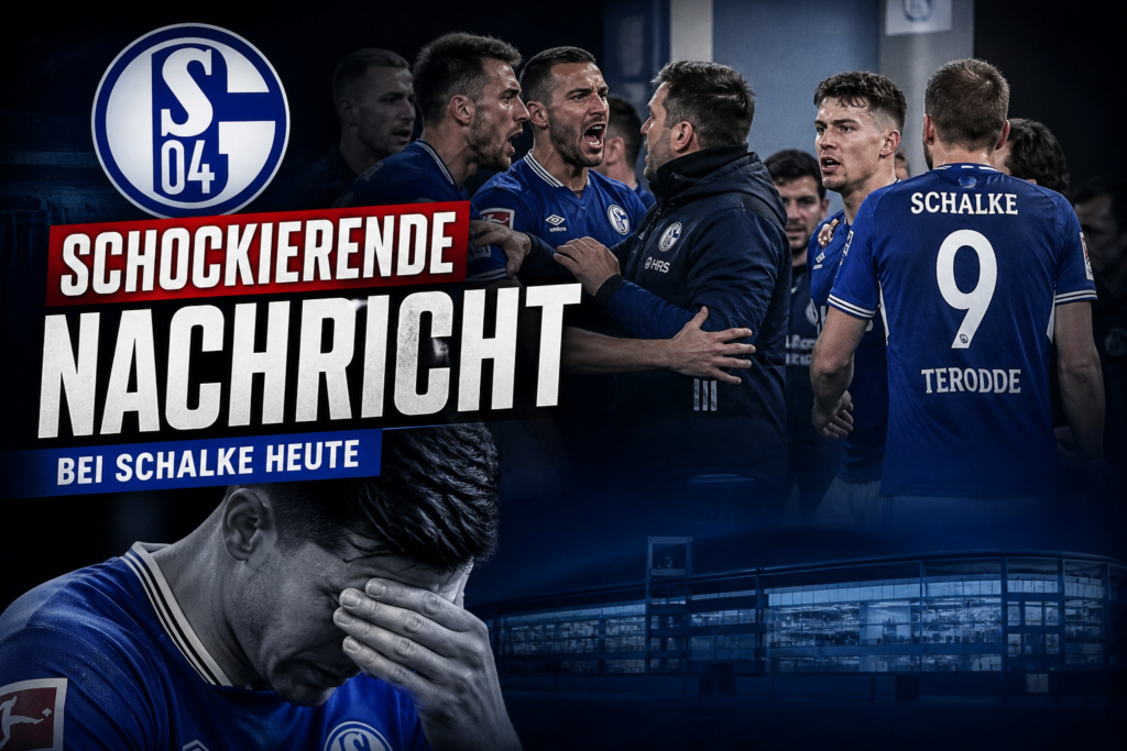 🚨 SCHOCKIERENDE NACHRICHT: Krise bei FC Schalke 04 eskaliert nach explosivem Streit in der Kabine 🚨