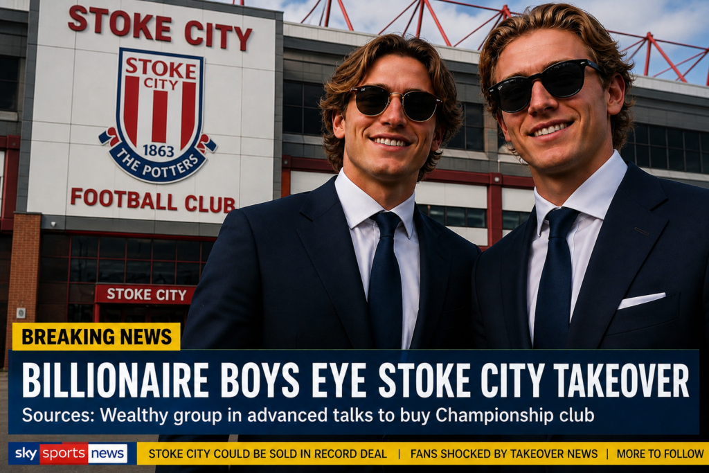 🚨 Billionaire Investors Enter Talks to Buy Stoke City as Negotiations Intensify