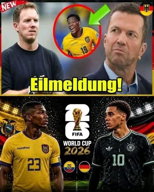 ALARMSTUFE ROT BEIM DFB! Deutschland ist sicher weiter, doch jetzt platzt eine absolute Legende dazwischen! Lothar Matthäus schlägt völlig unerwartet Alarm und warnt Nagelsmann vor einem fatalen Fehler! Er prophezeit den totalen Absturz, falls der Bundestrainer diesen EINEN riskanten Plan gegen Ecuador wirklich durchzieht! Warum die WM auf dem Spiel steht und das Experiment in einer puren Katastrophe enden könnte… AKTUALISIERUNG DES SENDEPLANS 👉 Details siehe im ersten Kommentar 👇