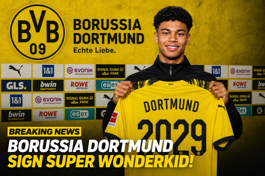 🚨 EILMELDUNG: Borussia Dortmund verpflichtet Super-Wunderkind