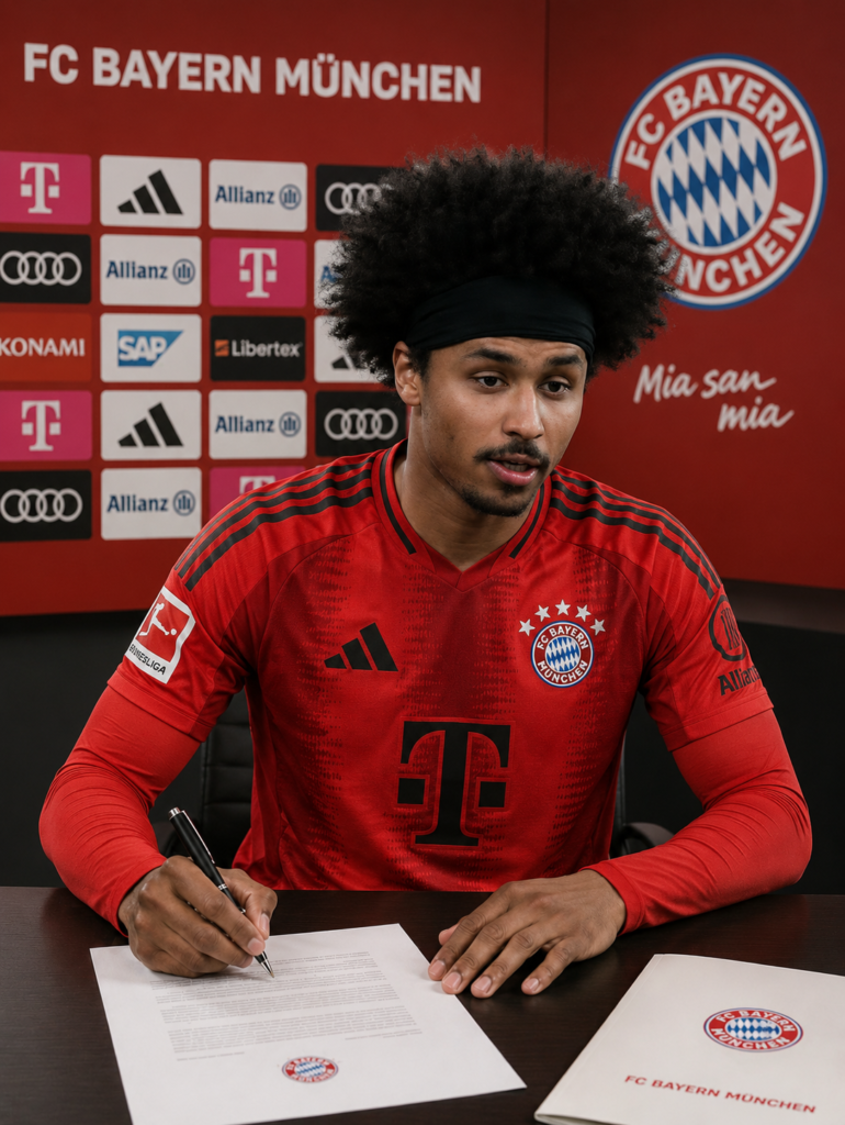 WILLKOMMEN BEIM FC BAYERN MÜNCHEN: Nachwuchstalent Unscer Kadar schließt sich den deutschen Giganten an