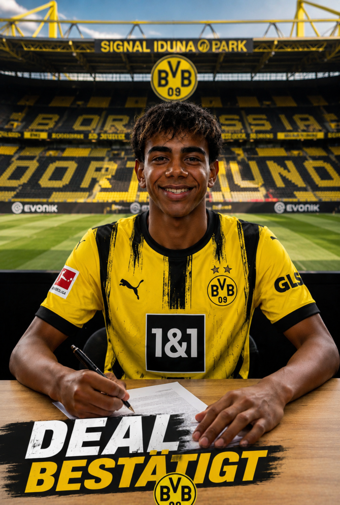 🟡⚫ DEAL FIX! Borussia Dortmund schnappt sich Barcelona-Juwel Lamil Yalmal