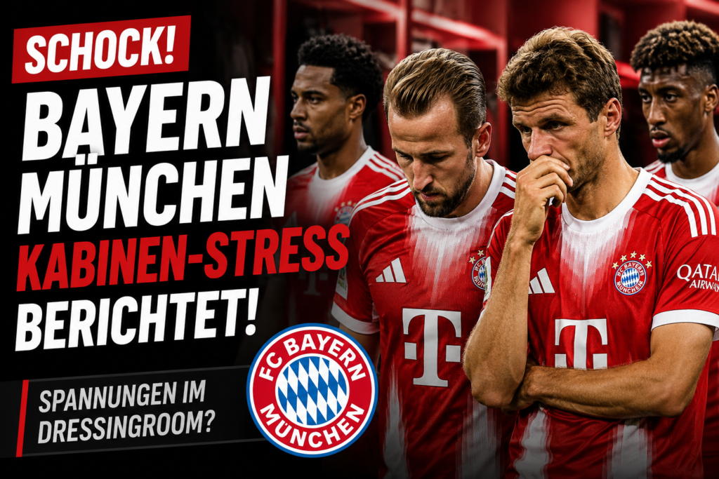 Schockierende Wendung: Bayern München sieht sich mit Spannungen in der Kabine konfrontiert