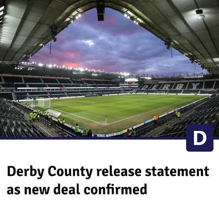 GOOD NEWS IN DERBY COUNTY: Club Nears Deal to Sign Top Striker