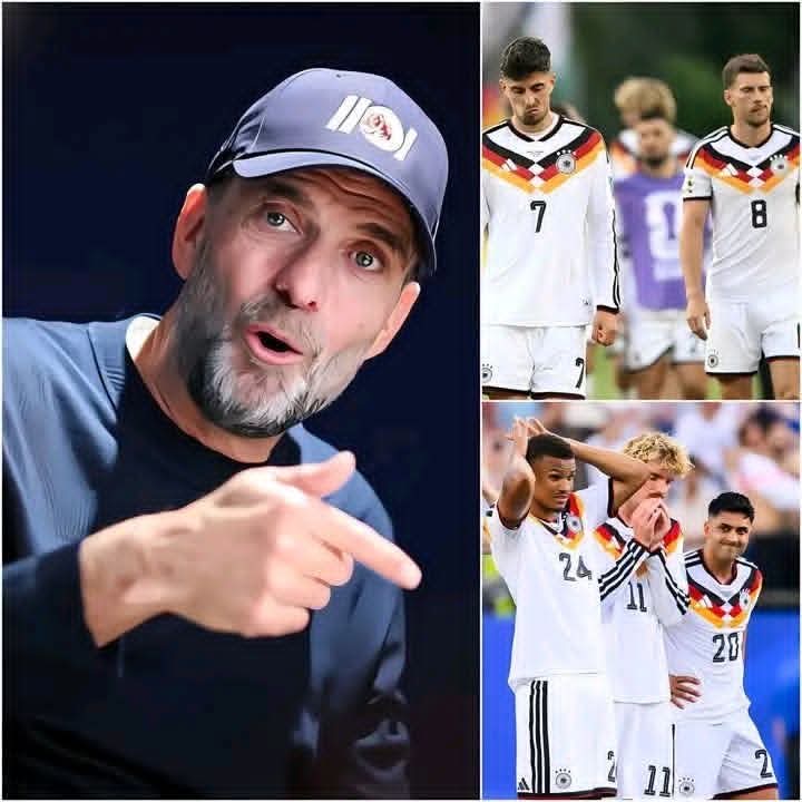 🔥 „KEINE ERKLÄRUNGEN MEHR – PACKT EURE KOFFER UND VERLASST SOFORT DIE MANNSCHAFT!“ Jürgen Klopp soll seine bislang kompromissloseste „schwarze Liste“ aktiviert haben. Der Punkt ohne Wiederkehr soll überschritten sein, und der europäische Fußball steht Berichten zufolge unter Schock! Der deutsche Trainer Jürgen Klopp soll alle Grenzen der Diplomatie hinter sich gelassen und mit einem radikalen Umbruch bei der deutschen Nationalmannschaft begonnen haben. Schwerwiegenden Berichten zufolge, die aus der Führungsebene der Nationalmannschaft..👇👇