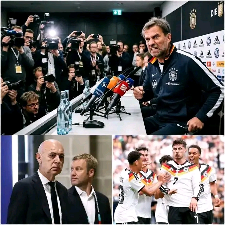 🚨 EILMELDUNG: Riesen-Chaos beim DFB – Jürgen Klopp droht mit sofortigem Rücktritt als Bundestrainer!