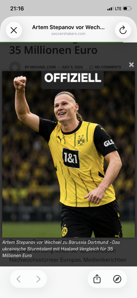 🚨 DEAL PERFEKT (Fiktives Szenario): Borussia Dortmund verpflichtet Nick Woltemade