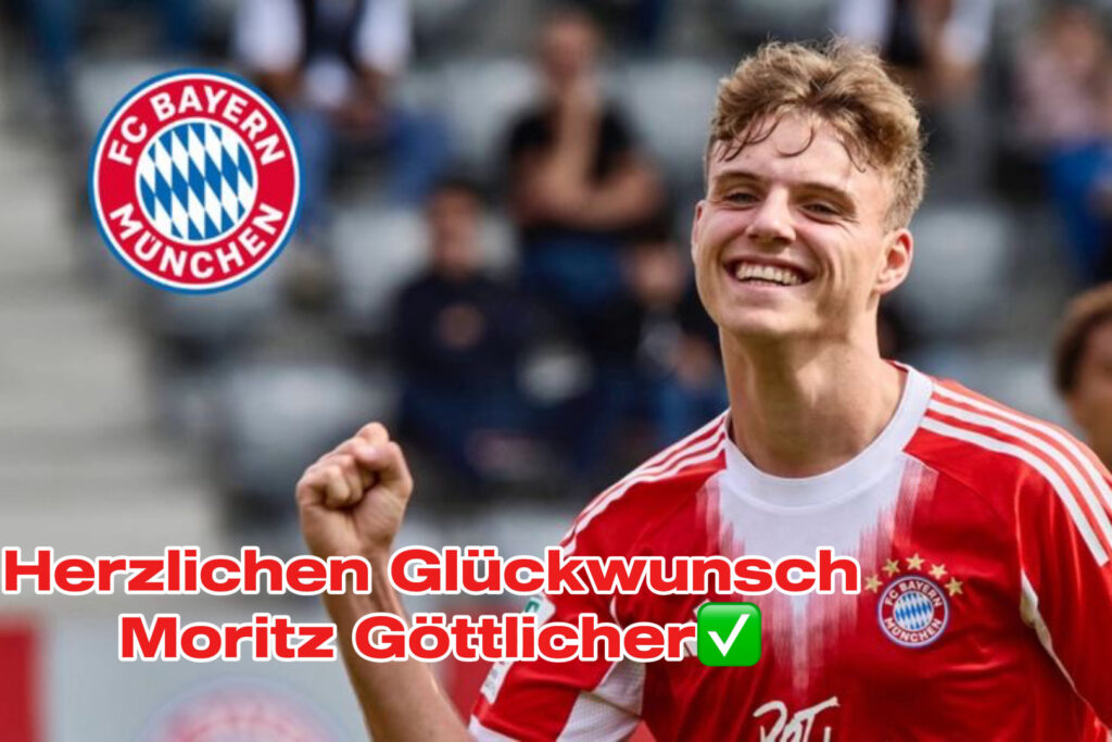 Bayern München befördert jungen Stürmer Moritz Göttlicher aus der U19 – Eine vielversprechende Zukunft in Rot