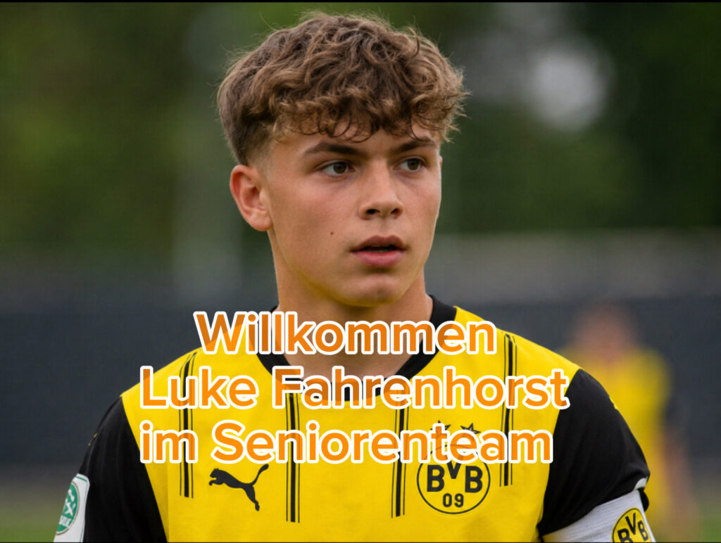 Borussia Dortmund stellt die Weichen für die Zukunft: U19-Kapitän Luke Fahrenhorst steht vor dem Sprung in den Profikader