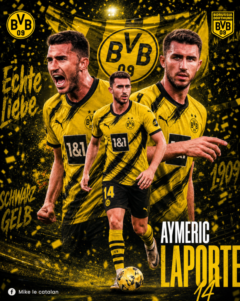 Borussia Dortmund verpflichtet Aymeric Laporte: Neuer Abwehrchef für die kommenden Jahre